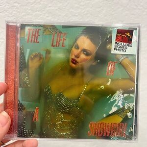 Signed & Sealed Taylor Swift autographed Life of a Showgirl CD